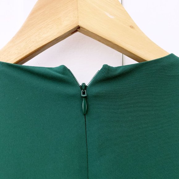 IRIS & INK Camille Pleated Crepe Midi Dress - Picture 6 of 7